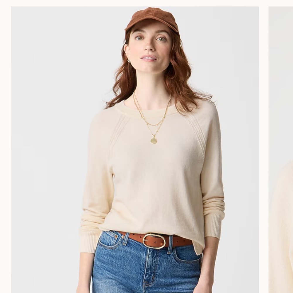 J. Crew Factory Women's Wool-blend boyfriend sweater
